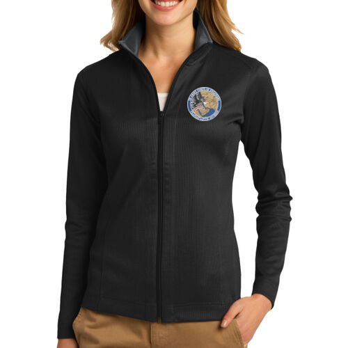      - Ladies Vertical Texture Full Zip Jacket Thumbnail